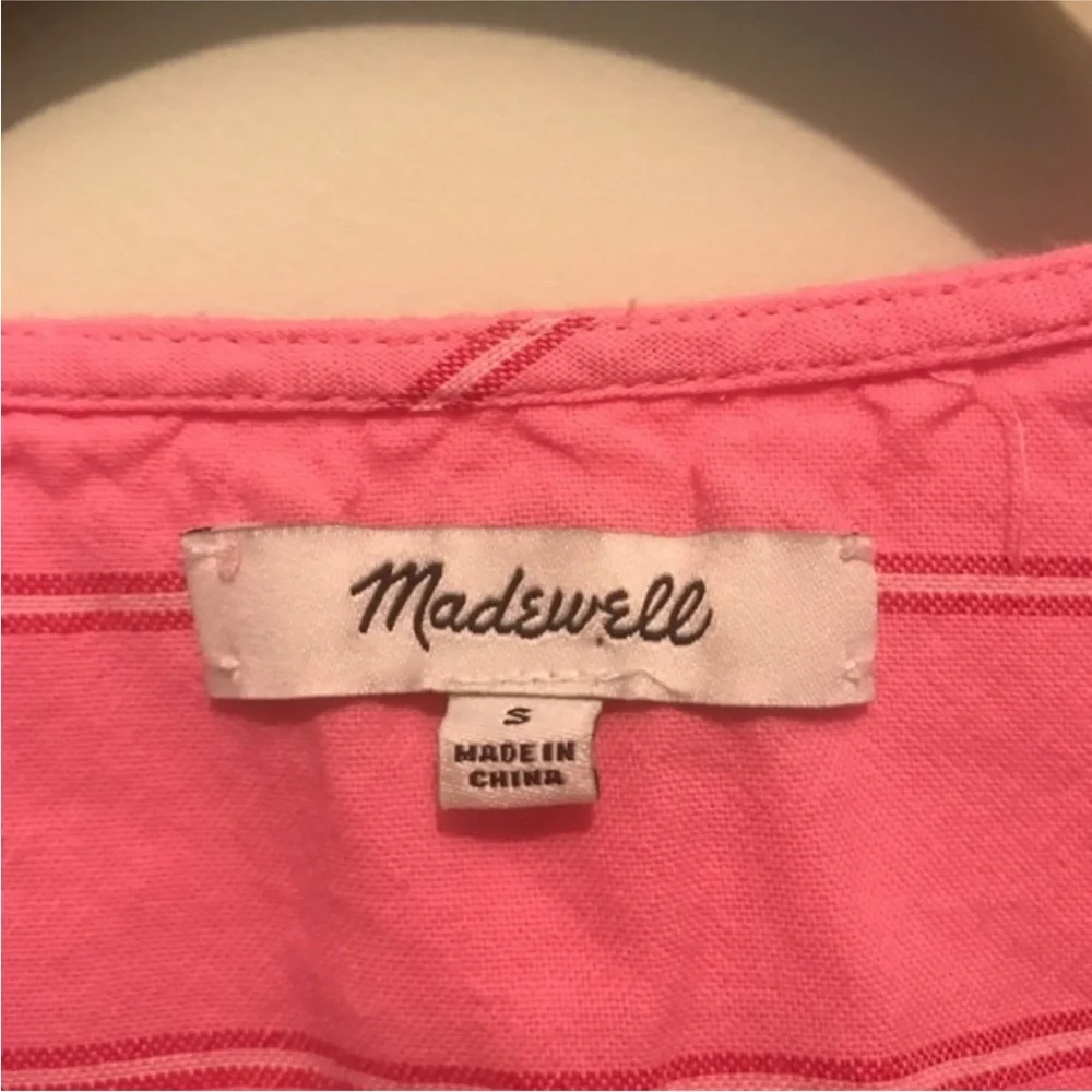 MADEWELL Wrap Top in Cecilia Stripe - Picture 7 of 7